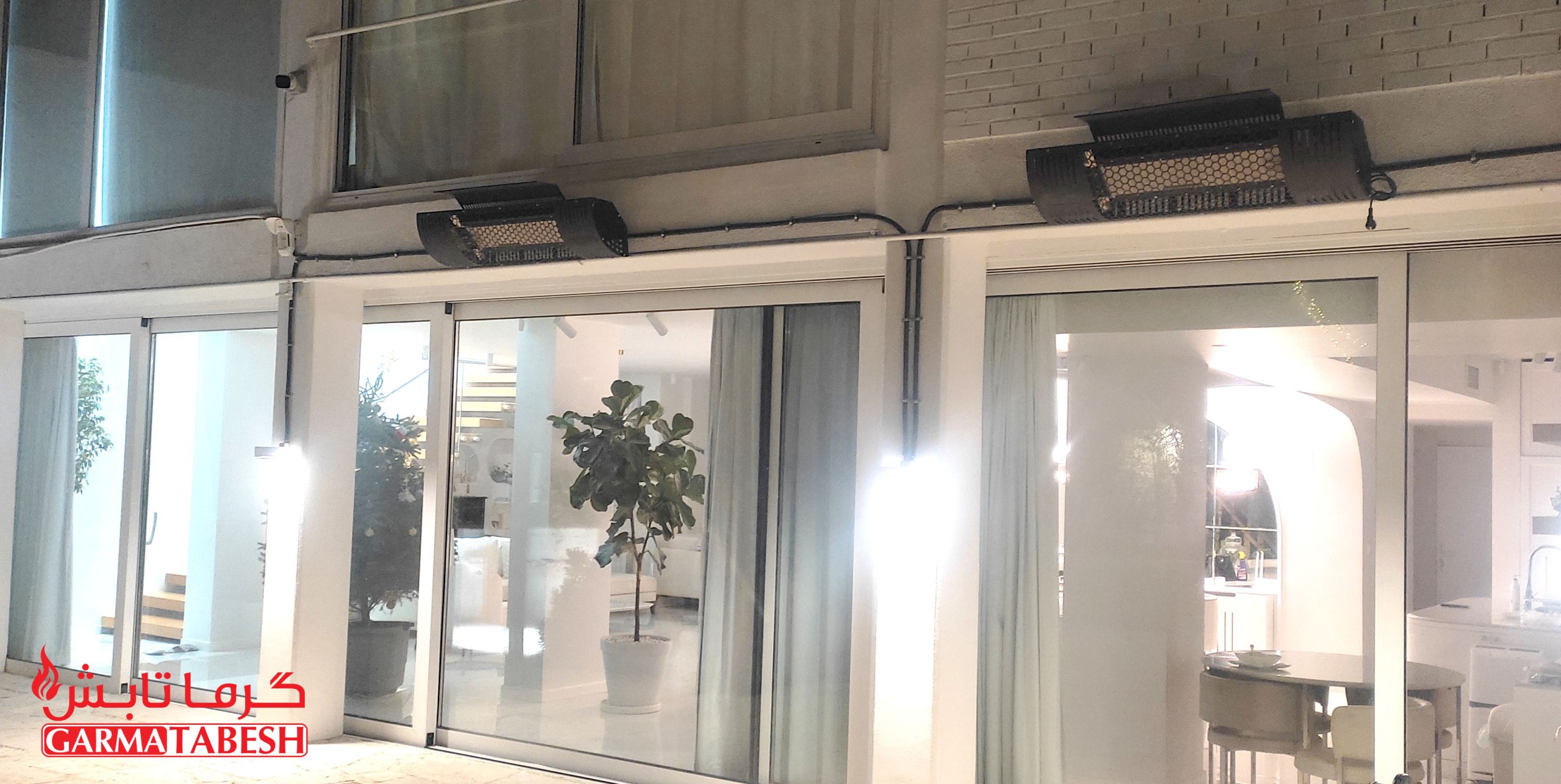 هیتر تابشی سرامیکی فضای باز